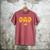 Dad Daddy Matching Birthday Squad Crew Pizza Family Men's Comfort Colors T-Shirt Crimson