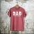 Dad Est 2026 Baseball Dad To Be New Baby Daddy Father's Day Men's Comfort Colors T-Shirt Crimson