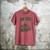 Dad Lawn Mowing One Bad Mowfo Mower Dad Gardening Men's Comfort Colors T-Shirt Crimson