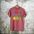 Dad I Love The 80's Retro 80s Nostalgia For Dad Men's Comfort Colors T-Shirt Crimson