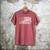 Dad The Man The Myth The Grill Master USA Flag Father's Day Men's Comfort Colors T-Shirt Crimson