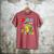 Dad Of The Three Rex 3Rd Birthday Boy Dinosaur T-Rex Men's Comfort Colors T-Shirt Crimson