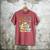 Dad Of The Two Wild Animal Safari 2Nd Birthday Party Men's Comfort Colors T-Shirt Crimson