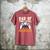 Daddy Again Leveled Up To Dad Of 2 Gamer Dad Level Unlocked Men's Comfort Colors T-Shirt Crimson