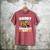 Daddy Of The Birthday Boy Dinosaur Construction Worker Truck Men's Comfort Colors T-Shirt Crimson