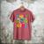 Daddy Of The Birthday Girl Retro 80's Party Men's Comfort Colors T-Shirt Crimson