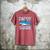 Daddy Shark T Shirt Fathers Day Family Matching Dad Men's Comfort Colors T-Shirt Crimson