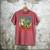 Daddysaurus Father's Day Best Dad T-Rex Papa Men's Comfort Colors T-Shirt Crimson