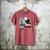 Daddysaurus T-Rex Dad Dinosaur Daddy Saurus Fathers Day Men's Comfort Colors T-Shirt Crimson