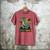 Daddysaurus T Rex Dinosaur Daddy Saurus Family Matching Dad Men's Comfort Colors T-Shirt Crimson