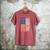 Dance Dad US American Flag Shirt Dancer Dancing Father Men Men's Comfort Colors T-Shirt Crimson