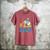 Disney Donald Duck Number One Dad Sunglasses Father's Day Men's Comfort Colors T-Shirt Crimson