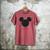 Disney Mickey Mouse Dad Family Small Men's Comfort Colors T-Shirt Crimson Disney Mickey Mouse Dad Family Small Men's Comfort Colors T-Shirt Crimson