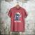 Ew People Christmas Cat Santa Hat Dad Introvert Men's Comfort Colors T-Shirt Crimson