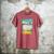 Frutiger Aero Aesthetic Rainbow Glitch Art Premium Tri-Blend Men's Comfort Colors T-Shirt Crimson