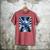 Frutiger Aero Aesthetic Tech Checkered Room Orb Sky Raglan Baseball Tee Men's Comfort Colors T-Shirt Crimson