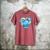 Frutiger Aero Metro Abstract Maximalism 2000s Nostalgia Premium Tri-Blend Men's Comfort Colors T-Shirt Crimson