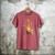 Giraffe Reading Tea Books Coffee Book Lover Graphic Men's Comfort Colors T-Shirt Crimson