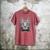 Glitch Weird Cat Kitten Optical Illusion Cat Mom Dad Men's Comfort Colors T-Shirt Crimson