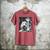 Goldendoodle Alien UFO Taking a Selfie Dog Mom Dad Men's Comfort Colors T-Shirt Crimson