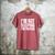 I'm Not Sleeping I'm Praying Mom Dad Joke Premium Tri-Blend Men's Comfort Colors T-Shirt Crimson