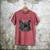 Love Is French Bulldog Shirt Frenchie Lover Tee Dog Mom Dad Men's Comfort Colors T-Shirt Crimson