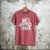 Lung Cancer Dad Ribbon Men's Comfort Colors T-Shirt Crimson