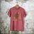 Papa Bear Dad Two Cubs Daddy Bear 2 Kids Father's Day Men's Comfort Colors T-Shirt Crimson