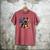Patriotic German Shepherd Dog Books Baseball American Flag Men's Comfort Colors T-Shirt Crimson