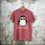 Penguin Papa Father's & Cute Dad Men's Comfort Colors T-Shirt Crimson