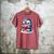 Penguin Reading a Book Animal Men's Comfort Colors T-Shirt Crimson