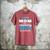 Proud Mom Of Kindergarten Graduate 2023 Graduation Mom Men's Comfort Colors T-Shirt Crimson