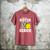 Proud Sister Of A 2026 Senior Softball Graduation Leopard Men's Comfort Colors T-Shirt Crimson