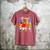 Proud Step-Dad Of 2023 Pre-K Graduate Fathers Day Graduation Men's Comfort Colors T-Shirt Crimson