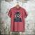 Raccoon Graduation Men's Comfort Colors T-Shirt Crimson