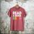 Read A Book Bruh Teacher Men's Comfort Colors T-Shirt Crimson
