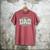 Retro Old Camo Dad Camouflage Hunting Season Father's Day Men's Comfort Colors T-Shirt Crimson