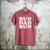 Run Dad Run Marathon Running Spectator Shirt T-Shirt Men's Comfort Colors T-Shirt Crimson