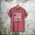 Semi Truck Driver Trucker Daddy Husband US American Flag Men's Comfort Colors T-Shirt Crimson