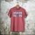 Senior 26 Graduation Class Of 2026 Bow Blue Toile Floral Men's Comfort Colors T-Shirt Crimson