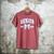Senior Class Of 2026 Graduation Girly Floral Coquette Bow Men's Comfort Colors T-Shirt Crimson