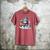 Snowman Reading Books Lovers Librarian Bookworm Christmas Men's Comfort Colors T-Shirt Crimson