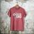 Soccer DAD Football Futbol Parents Goal Men's Comfort Colors T-Shirt Crimson