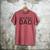 Soccer Dad Player Daddy Father Men's Comfort Colors T-Shirt Crimson
