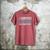 I Survived My Wife's Masters Degree Graduation Friends Men's Comfort Colors T-Shirt Crimson