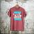 Threadless Grey Sky Chai Trans Book Pride Graphic Men's Comfort Colors T-Shirt Crimson