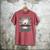 Totally Weird Tees Cat Library Book Reading Literary Men's Comfort Colors T-Shirt Crimson