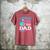 Touchdown Or Tutu Dad Loves You Gender Reveal Family Men's Comfort Colors T-Shirt Crimson