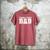 Track & Field Dad Sport Fathers Day Boys Men's Comfort Colors T-Shirt Crimson