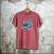 Turtle Bookworm Reading Book Bookworm Book Nerd Cute Graphic Men's Comfort Colors T-Shirt Crimson